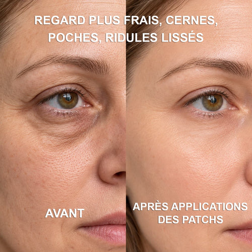 Patchs Hydrogel Anti-Cernes - Caféine, Collagène, Niacinamides