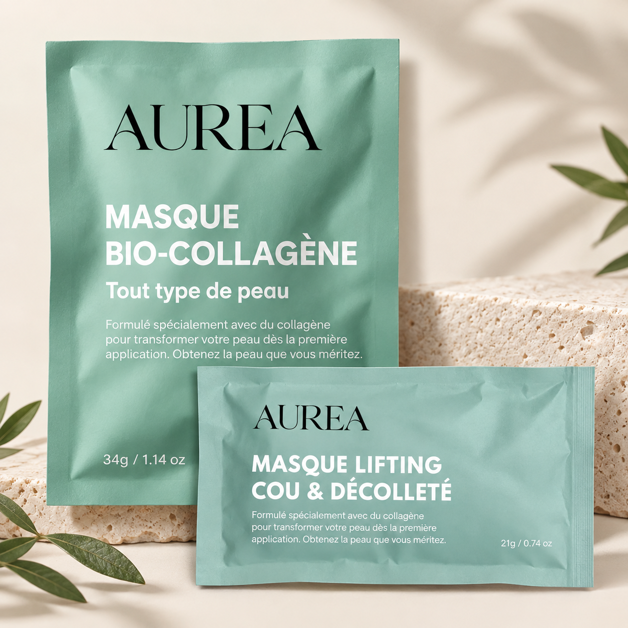 Masque Collagène Visage, Cou & Décolleté