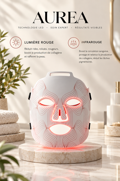 Masque LED Lumière Rouge