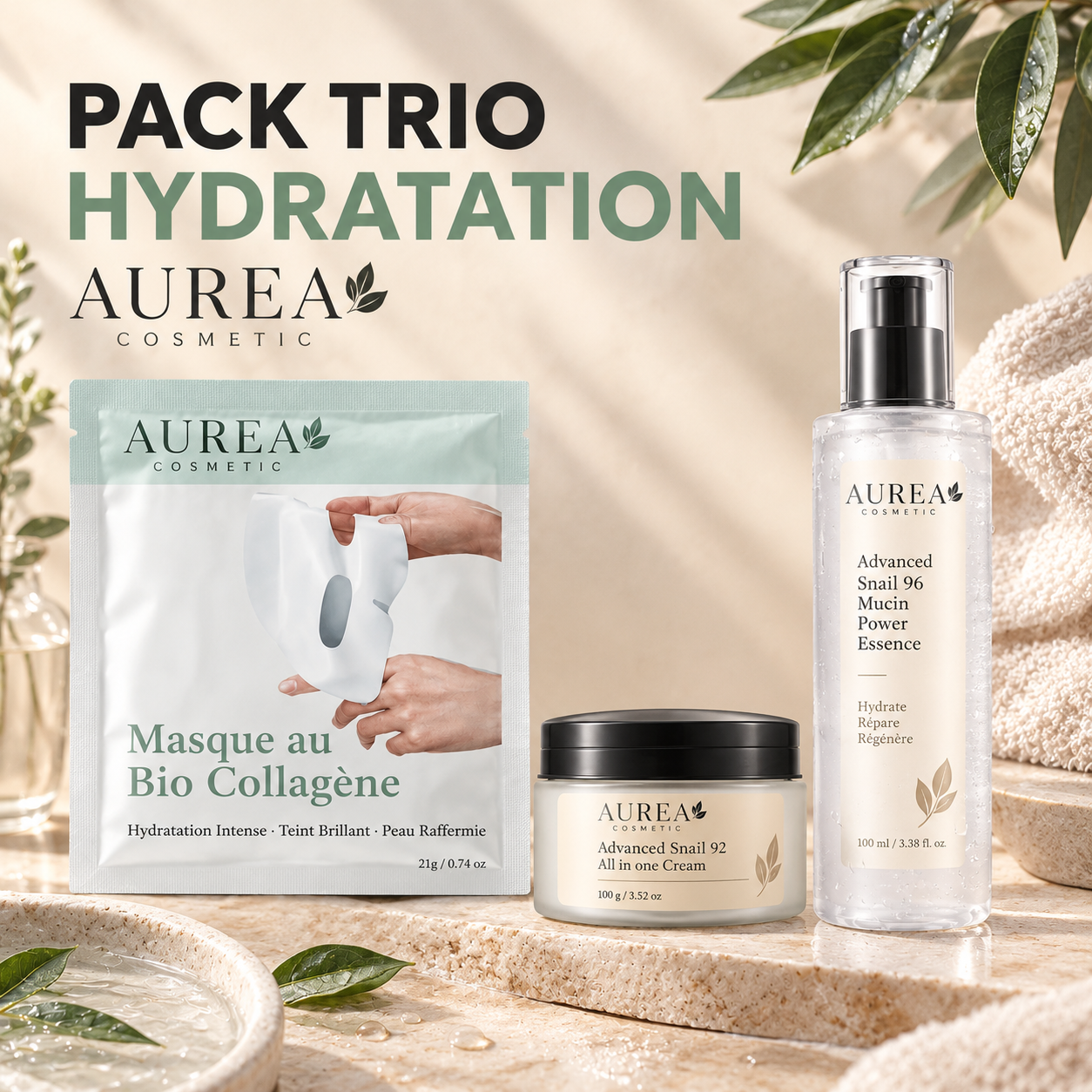 Pack Trio Hydratation AUREA